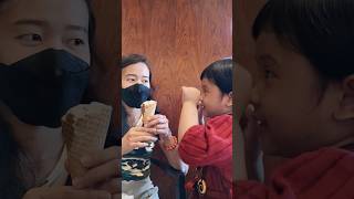 Little sigma girl technique #shorts  #sigma #cute #funny  #icecream #sigmagirl  #youtubeshorts