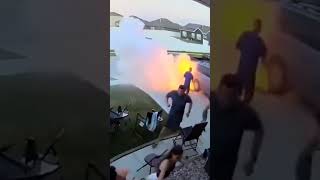 4 July celebrations gone wrong. Car blasts.