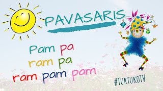 Pavasaris  - Tuktukas |  Lietuviškos Dainelės vaikams |  Tuktuko TV