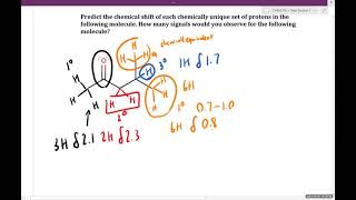 CHEM 113 Lecture Ch. 13 NMR Spectroscopy Part 2