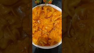 Easy home made gravy chicken momo recipe 😍😘#momos #shorts #momosrecipe