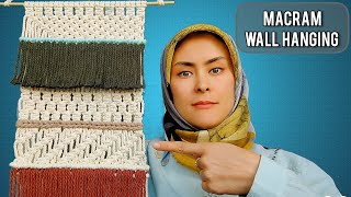 💥#EP12 Stunning Boho Macramé Wall Hanging: Step-by-Step Tutorial for Beginners!