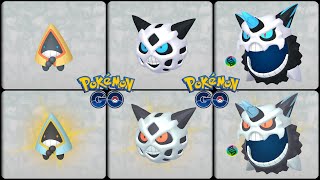 Pokemon Go: Evolving Normal & Shiny Snorunt into Glalie & Mega Glalie