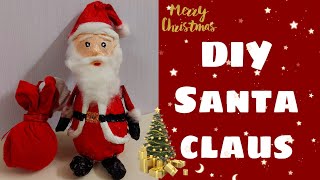 DIY: How To Make Santa Claus At Home | Easy Newspaper Craft For Christmas | DIY | Santa Claus Making