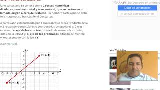 Ubicar coordenadas puntos en plano  cartesiano khan Academy