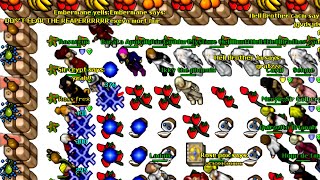 Embermane - Party's Over and Mass Kill - NICE LOOT (Antica - Tibia 7.92)