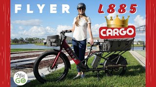 Flyer L885 Cargo eBike Review ($1999 Longtail Cargo and Kid Hauler)