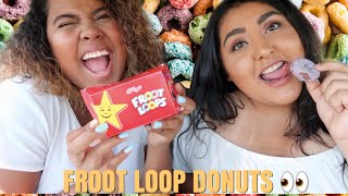 FROOT LOOP DONUTS l HIT OR MISS? 👀😱