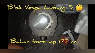 vespa 177 blok let 5 lubang 5 vespa super sprint bore up