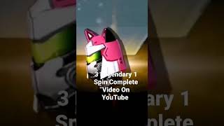 3 Legendary In 1 Spin Complete Video On YouTube Show Some Support Subscribe, Like And Share Please