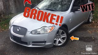 I broke my Jaguar XF