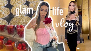 #GLAMLIFE VLOG | Netflix Movie Premiere, Fittings, Get Unready With Me