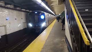 145 Street bound R211 A train arriving into 175 Street