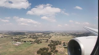 Engine View | Singapore Airlines Boeing 777-300ER Approach & Landing | Melbourne | YMML | SQ217