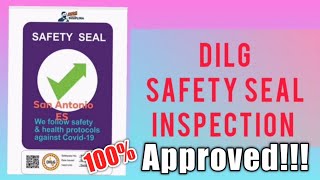 San Antonio Elementary School DILG Safety Seal Inspection 100% Approved!!!