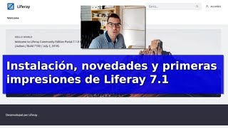 Instalación, novedades y primeras impresiones de Liferay 7.1