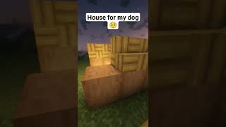 house for my friend dog #minecraft