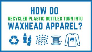 How do plastic bottles turn into Waxhead apparel?