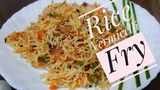 Rice Vermicelli Fry | Easy Breakfast recipe | in 3 minutes | Home-made