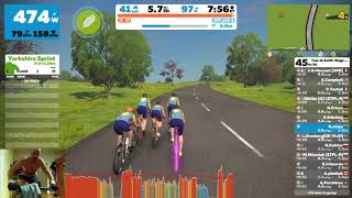 Tour de Zwift 2020 stage 7 race A Yorkshire