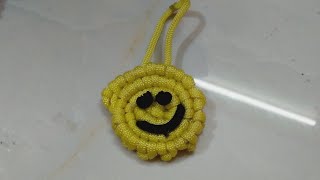 DIY Macrame "Smiley 😊" keychain