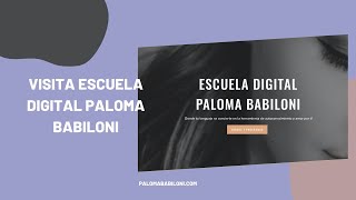 Visita La Escuela Digital Paloma Babiloni