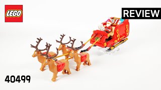 레고 40499 산타의 썰매(LEGO Santa's Sleigh) - 리뷰_Review_레고매니아_LEGO Mania