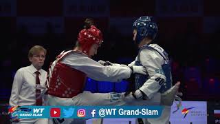 HIGHLIGHT | Women +67kg Quarterfinal, Huan WANG (CHN) VS Aleksandra Kowalczuk (POL)