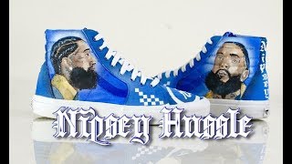 RIP NIPSEY HUSSLE TRIBUTE CUSTOM VANS | TIMELAPSE