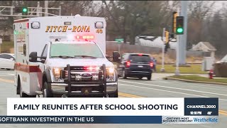 Family reunites after school shooting