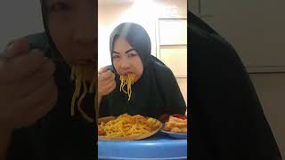 makan spaghetti#shorts