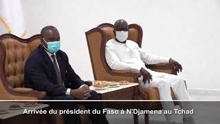 Arrivée du président du Faso à N'Djaména