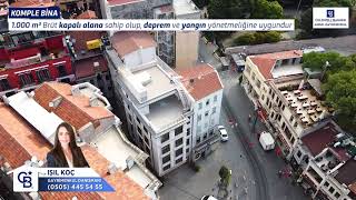 İstiklal Caddesi Tünel Meydanı üzerinde kiralık sıfır bina