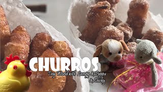 Churros 🥖 | ASMR Miniature Cooking | 🎧