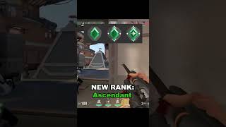 Valorant New Rank Ascendant #shorts #valorant #valorantclips  valorantnewrank #ascendant