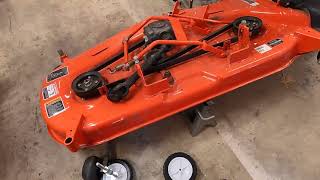 Kubota BX23S 1 54" Mower deck storage