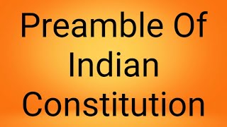 PREAMBLE Of INDIAN CONSTITUTION (UPPSC UPSSSC BPSC LLB Entrance Exams)