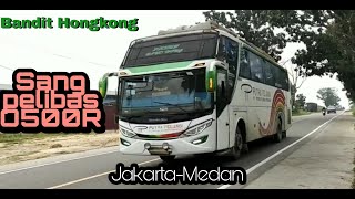 Bandit Hongkong si pelibas O500R | Aksi-aksi bus sumatera di palas Pekanbaru.