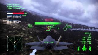 Ace Combat Infinity - 4AGM Flurry - F-35B in Avalon Dam