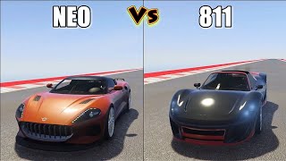 VYSSER NEO VS PFISTER 811 SPEED TEST DRAG RACE - GTA 5 ONLINE