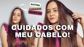 Cabelo SAUDÁVEL E BRILHOSO CUIDANDO EM CASA! cuidados, produtos minimalista. PARTE1