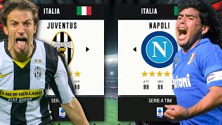 JUVENTUS vs. NAPOLI ma SONO TUTTE LEGGENDE su FC24