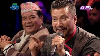 Nhyoo Bajracharya singing Newari song Sirsaya Hekhu in nepal idol season 2