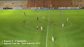 Copa Argentina 2018: Crucero 2 - 2 Sarmiento