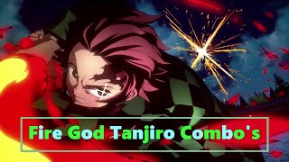 🔥Hinokami Tanjiro Combo's Demon Slayer Hinokami Chronicles