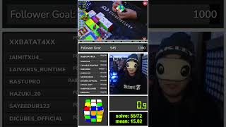 Easy Edge Scramble (bld practice) | geo_cuber on #Twitch