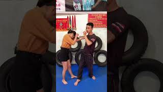 Tự Vệ Nữ Bị Nắm Vai Sau #shorts #kungfu #vothuat