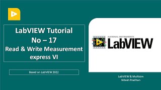 LabVIEW Tutorial – 17 | Read & Write Measurement express VI #programming #ai #labview #tutorial