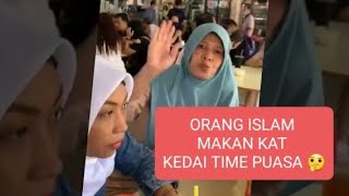 ORANG ISLAM MAKAN DI KEDAI CINA || DI BULAN PUASA || INDONESIA