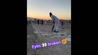 Eyes Broken In Cricket Match |